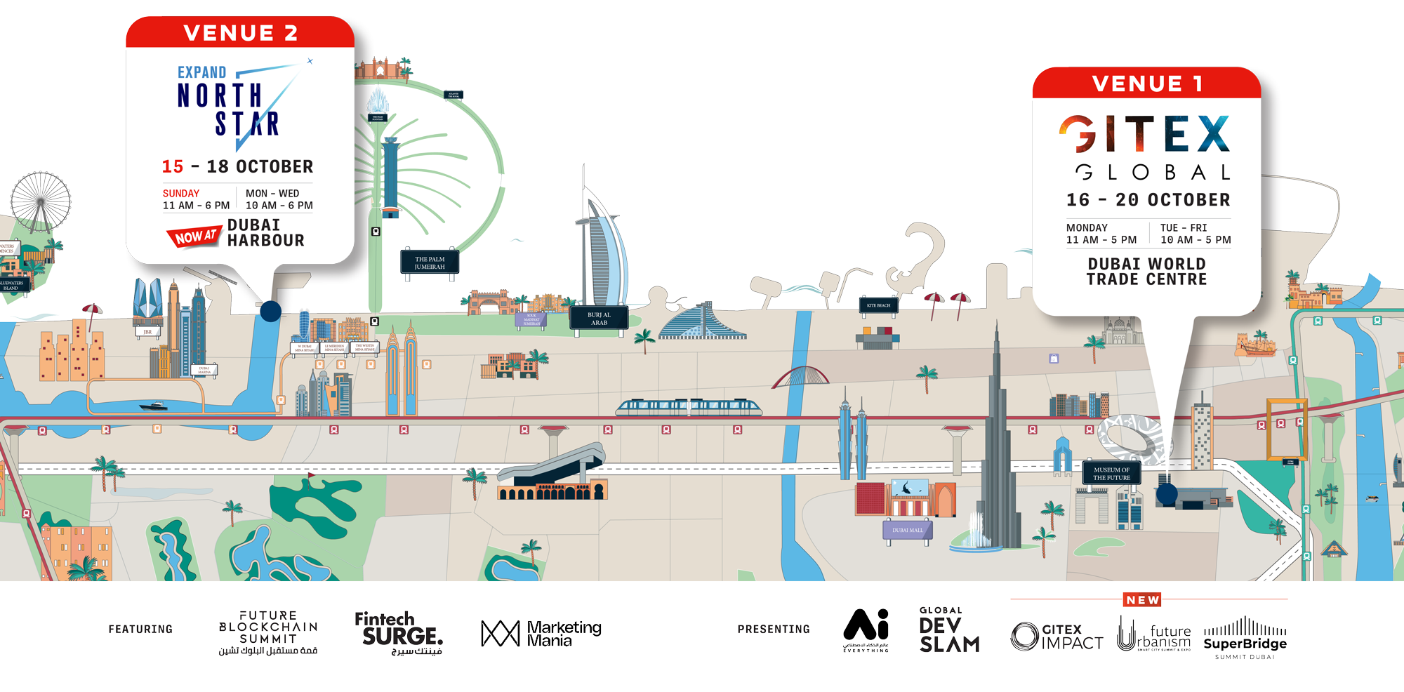 GITEX 2023, Venue Map, Timing, (Free) Parking and Exhibitors List